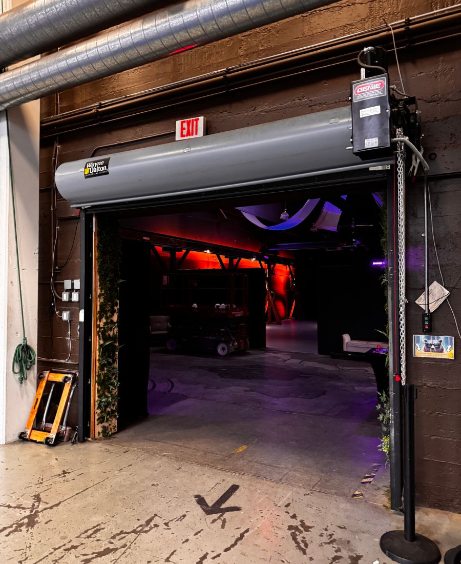 rolling steel garage door