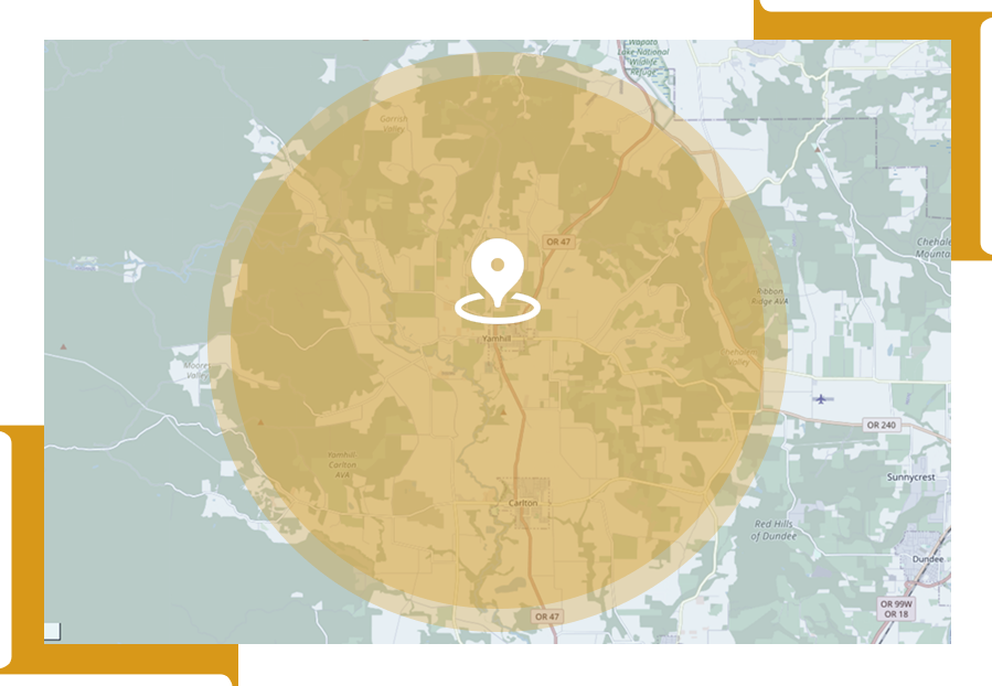 willamette valley area map