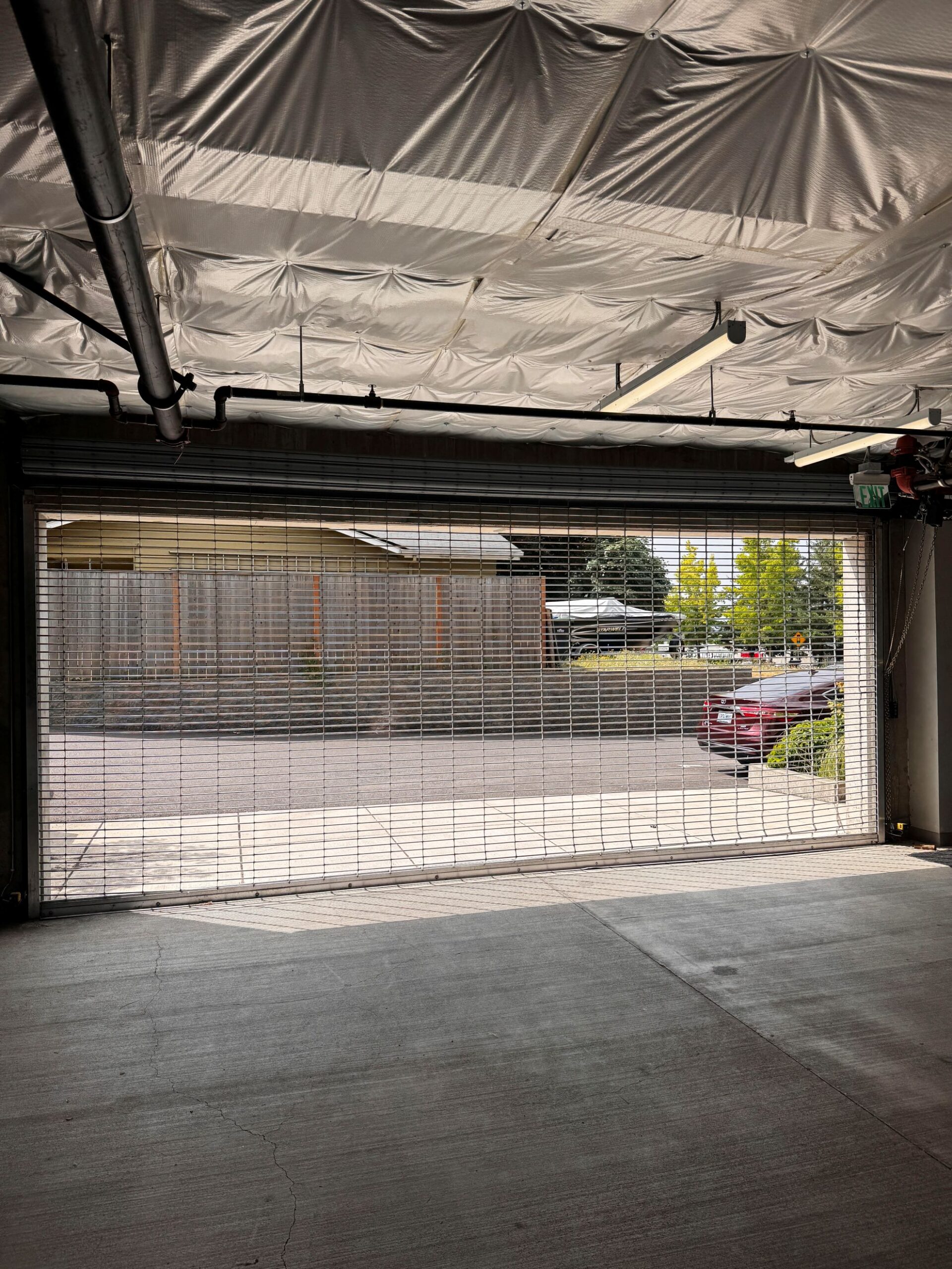 residential garage rolling grill
